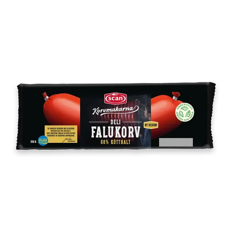 Falukorv Deli 68% Kötthalt 550g Korvmakarna