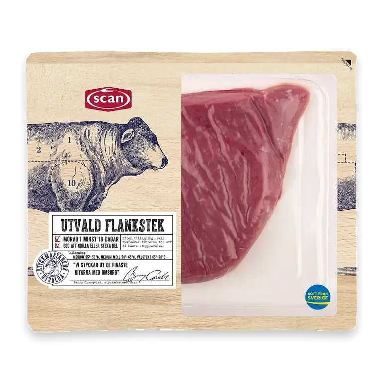 Flankstek utvald ca 640g