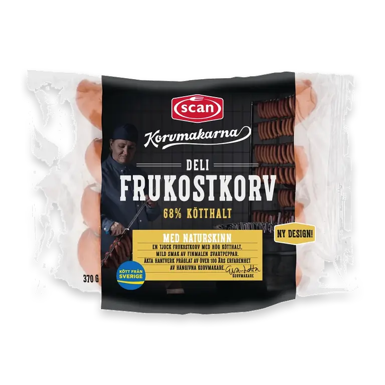 Frukostkorv Deli 68% Kötthalt 370g