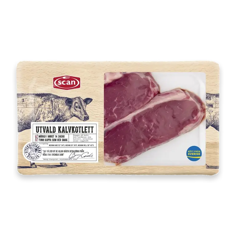 Kalvkotlett ca 320g