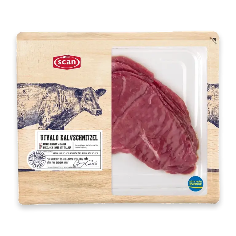 Kalvschnitzel 350g
