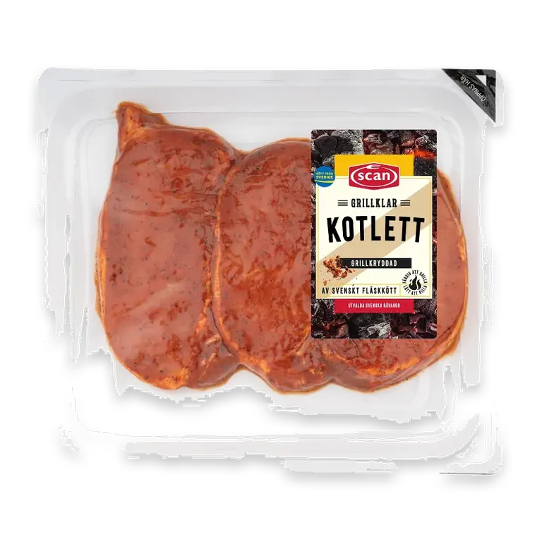 Kotlett Färsk Grillkryddad ca 450g