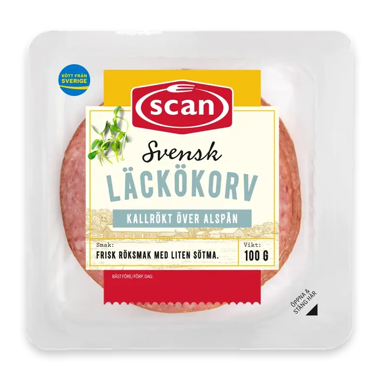 Läckökorv Skivad 100g