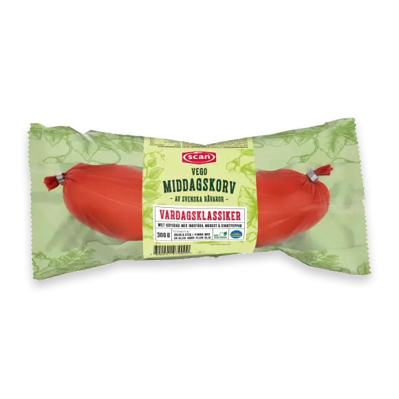 Middagskorv Ovo-vegetarisk