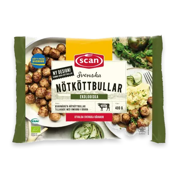 Nötköttbulle Eko Fryst