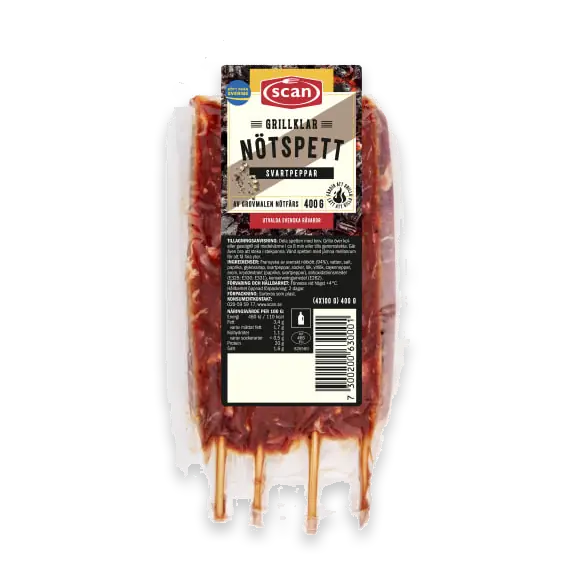 Nötspett Peppar