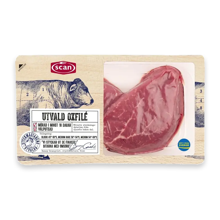 Oxfilé Färsk Utvald ca 270g