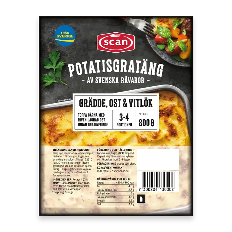 Potatisgratäng 800g