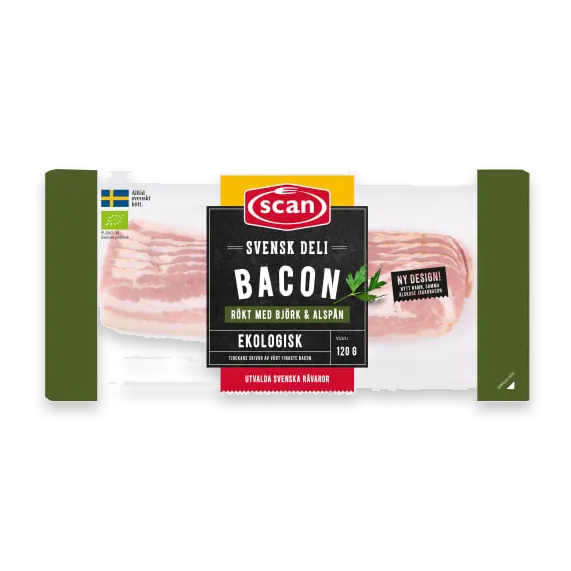 Skivat Bacon Ekologiskt Skivad