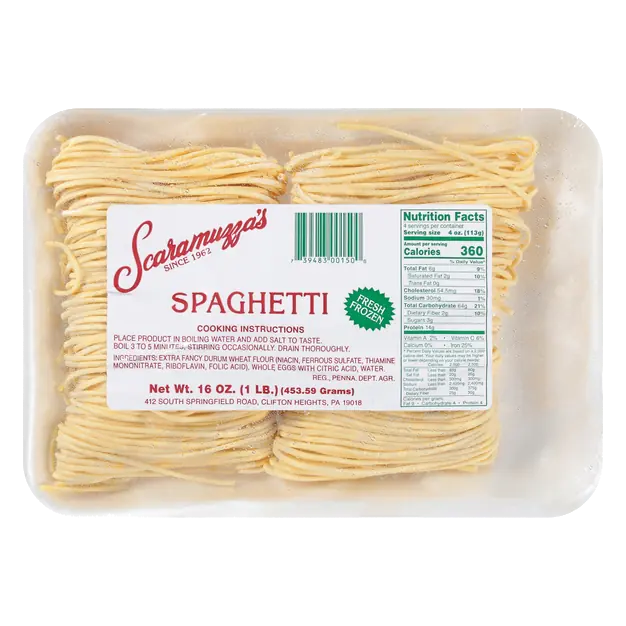 Spaghetti Pasta Frozen