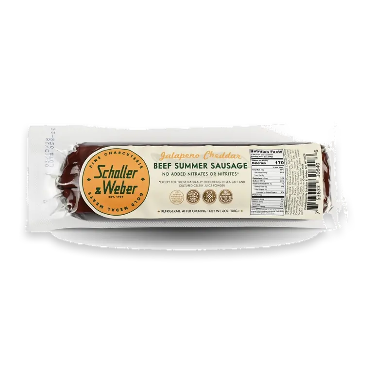 Jalapeno Cheddar Beef Summer Sausage