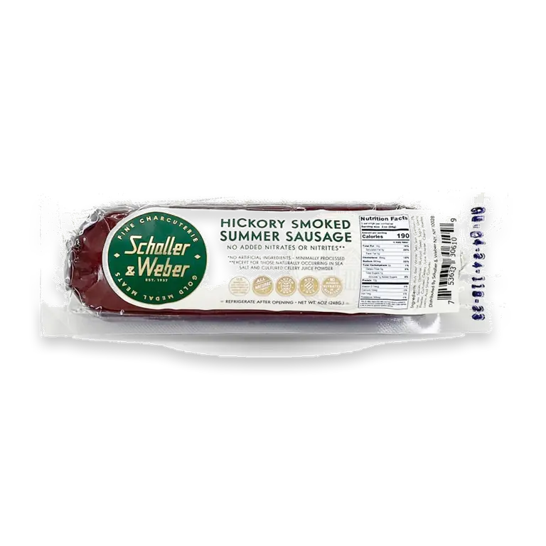 Schaller and Weber Hickory Smoked Summer Sausage