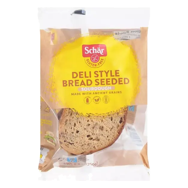 Bread, Gluten-Free, Sourdough, Seeded, Deli Style