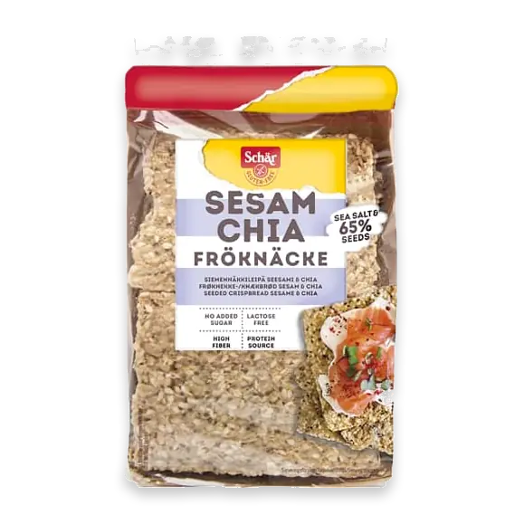 Fröknäcke Sesam Chia Glutenfri