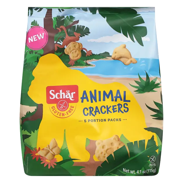 Gluten Free Animal Cracker Packs - 5 ct