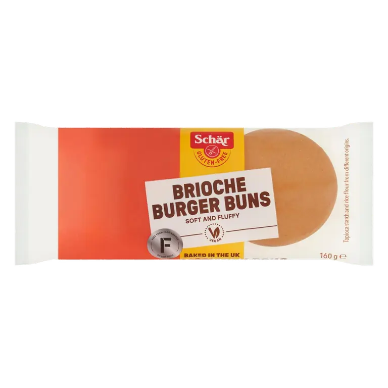 Gluten Free Brioche Burger Buns 160g