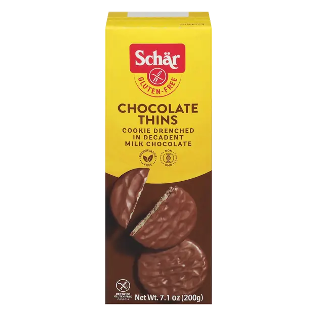 Gluten Free Chocolate Thins Cookies
