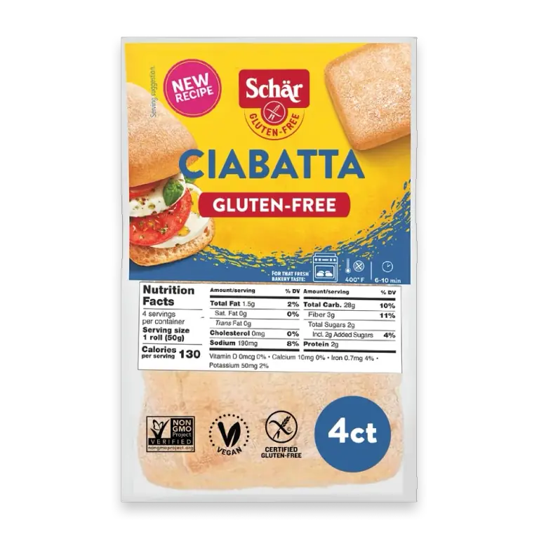 Gluten Free Ciabatta Rolls