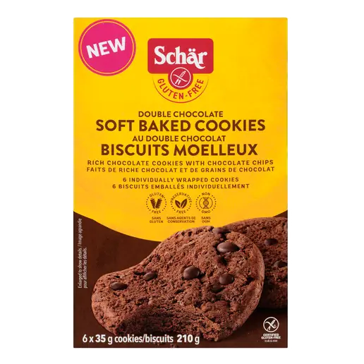 Gluten-Free Cookies Soft Baked Double Chocolate 210 g