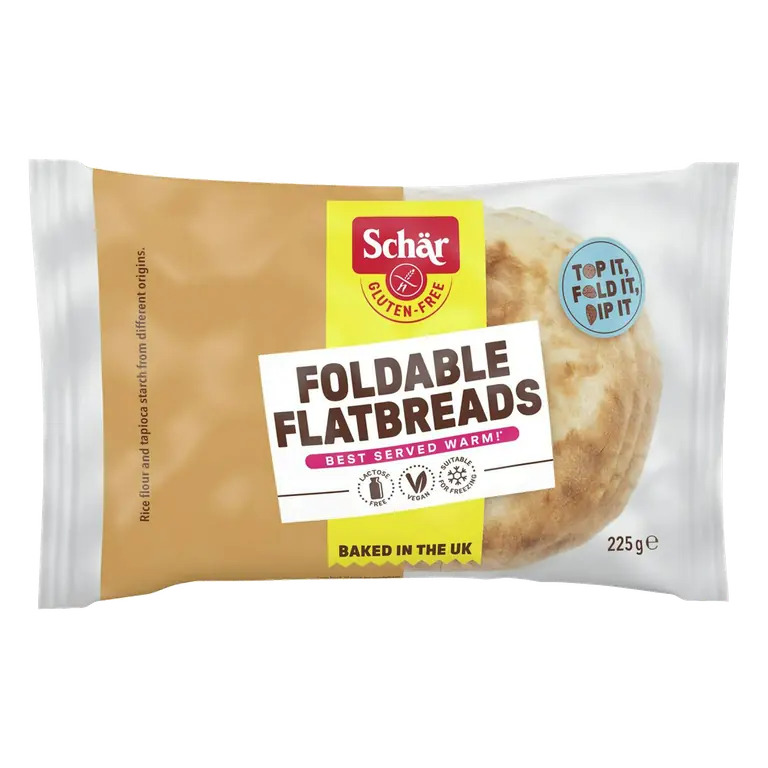Gluten Free Foldable Flatbreads 225g