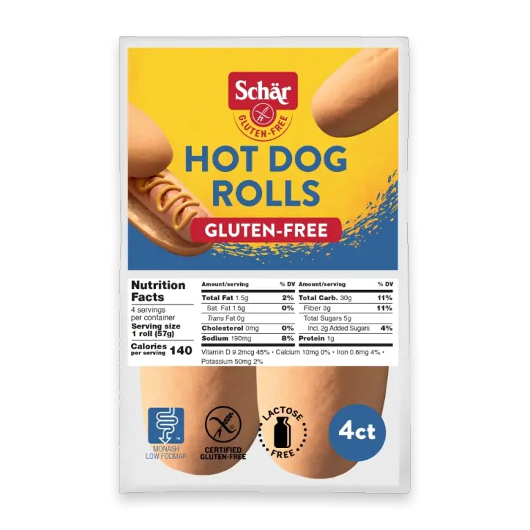 Gluten Free Hotdog Rolls