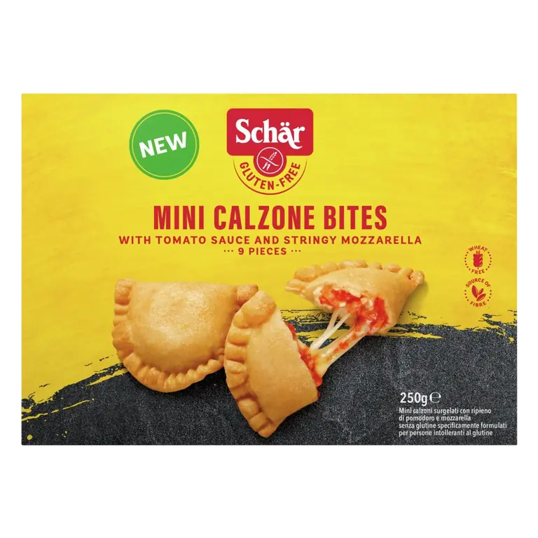Gluten Free Mini Calzone Bites With Tomato & Stringy Mozzarella 10pk