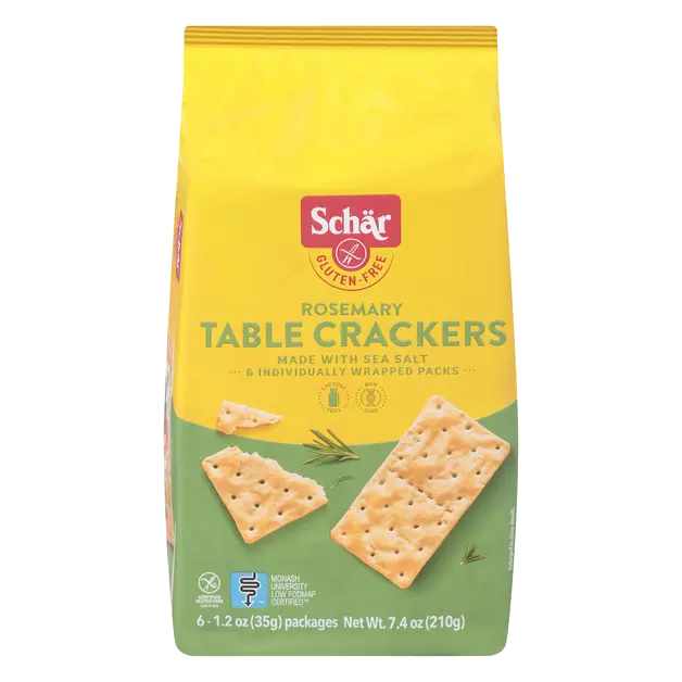 Gluten Free Rosemary Table Crackers