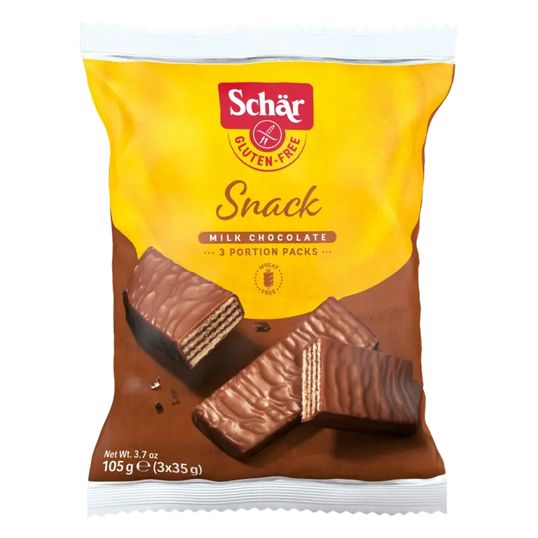 Gluten-Free Snack Bar Milk Chocolate 3 x 35g (105g)