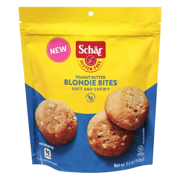 Gluten Free Soft & Chewy Peanut Butter Blondie Bites