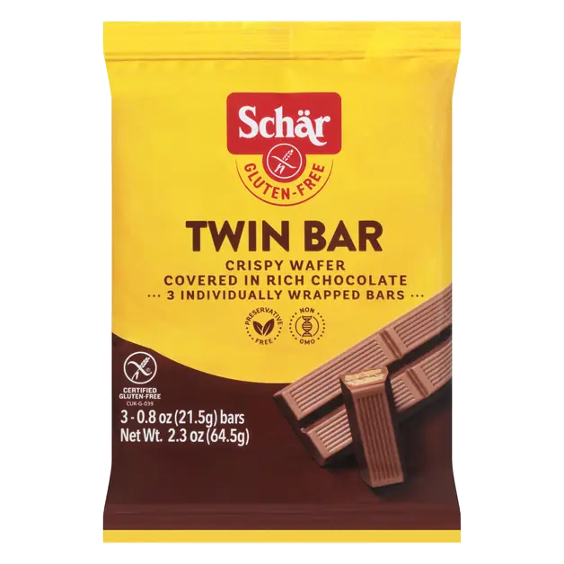 Gluten Free Twin Bar Wafer Cookies - 3 ct