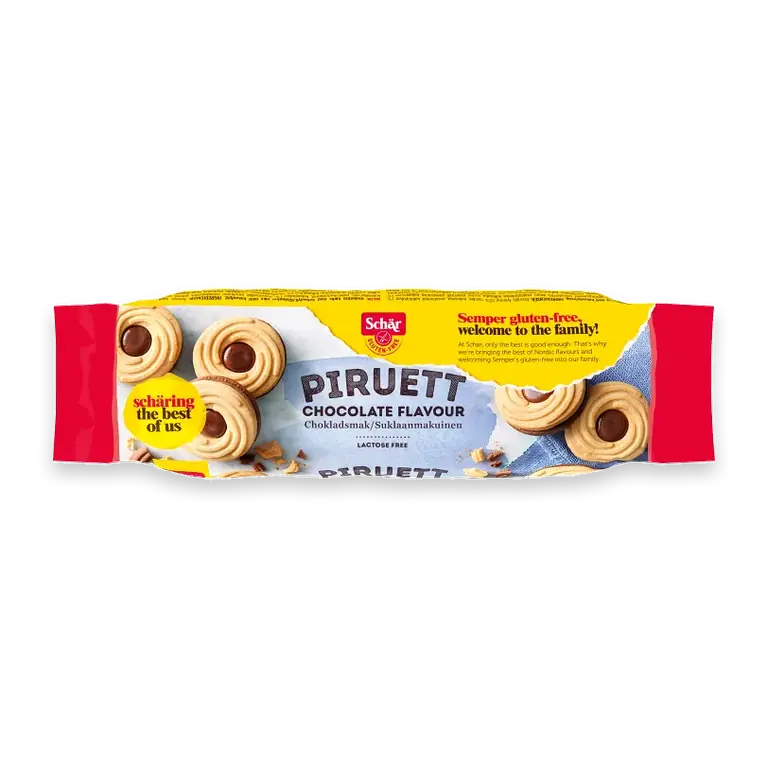 Piruett Kex med chokladfyllning glutenfri 110g