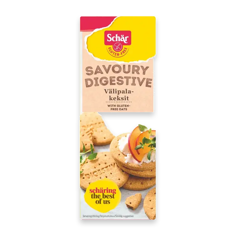 Savoury Digestive glutenfri 160g