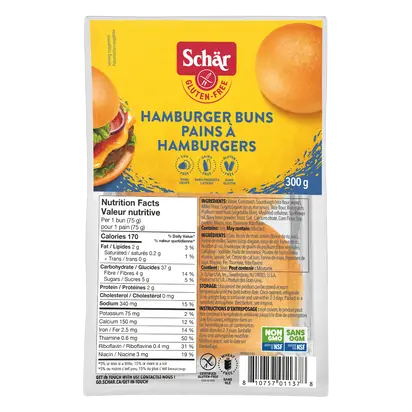 Gluten-Free Hamburger Buns 300 g