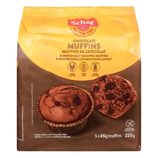 Gluten-Free Muffins Chocolate 5 x 45 g