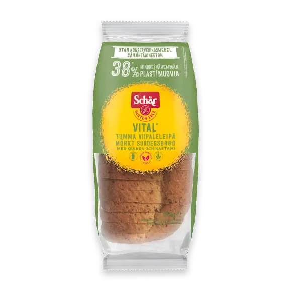 Vital Mörkt Surdegsbröd Glutenfritt