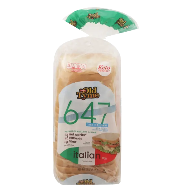 40 Calories Italian Bread Sliced
