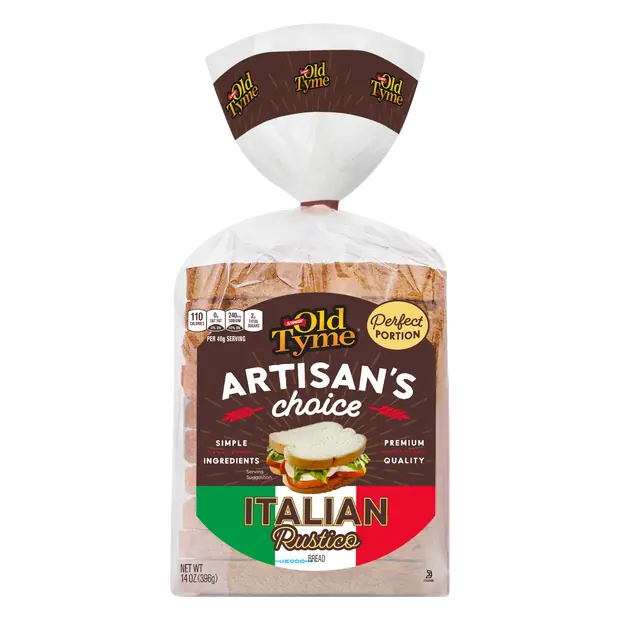 Old Tyme Artisan's Choice Italian Rustico Bread Sliced