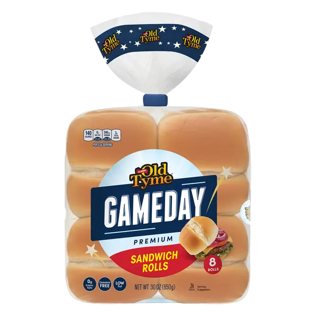 Old Tyme Gameday Premium Sandwich Rolls - 8 ct