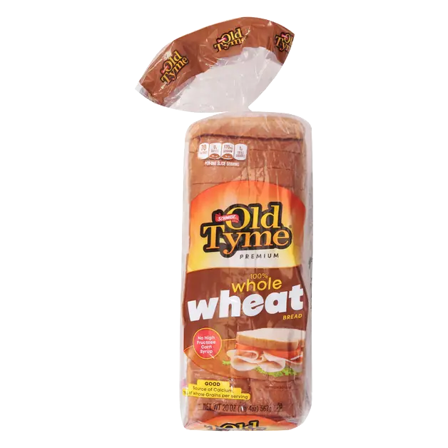 Old Tyme Whole Grain 100% Whole Wheat Bread Sliced