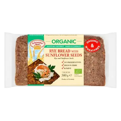 Rye Bread with Sunflower Seeds