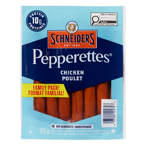 Schneiders Pepperettes Sausage Snacks Chicken Family Pack 375 g
