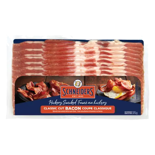 Bacon Hickory Smoked Classic Cut 375 g