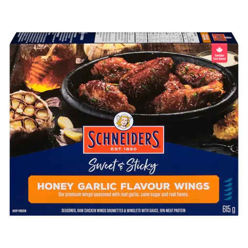 Chicken Wings Sweet & Sticky Honey Garlic 615 g