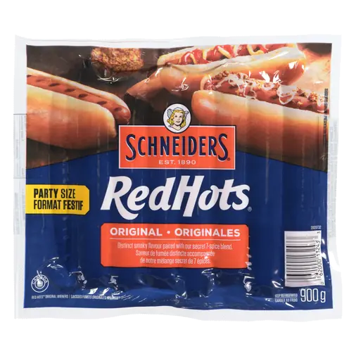 Hot Dogs Red Hots Original Party Size 900 g