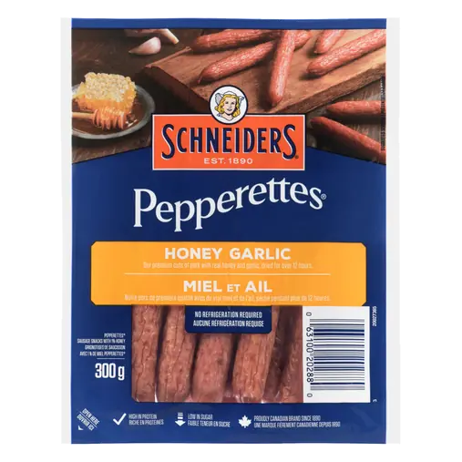 Pepperettes Sausage Sticks Honey Garlic 300 g