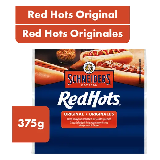 Red Hots Hot Dogs Original 375 g