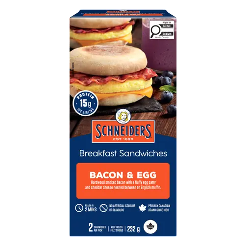 Breakfast Sandwiches Bacon & Egg 232 g
