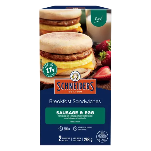 Breakfast Sandwiches Sausage & Egg 288 g