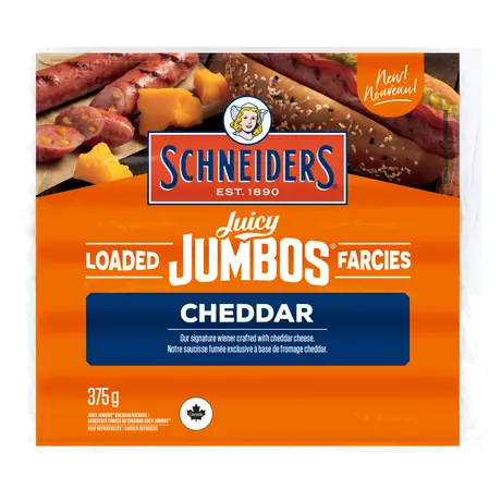 Hot Dogs Cheddar 375 g