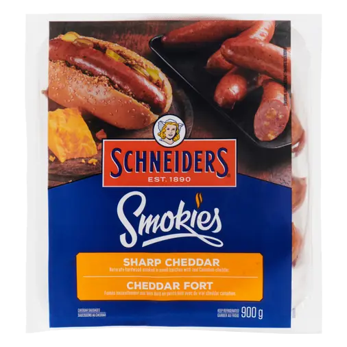 Smokies Smoked Sausage Sharp Cheddar 900 g